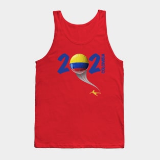 Colombia Copa America Soccer 2021 Tank Top